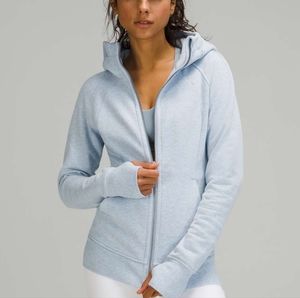 Lululemon Scuba Hoodie Heathered Blue Linen NWT 6